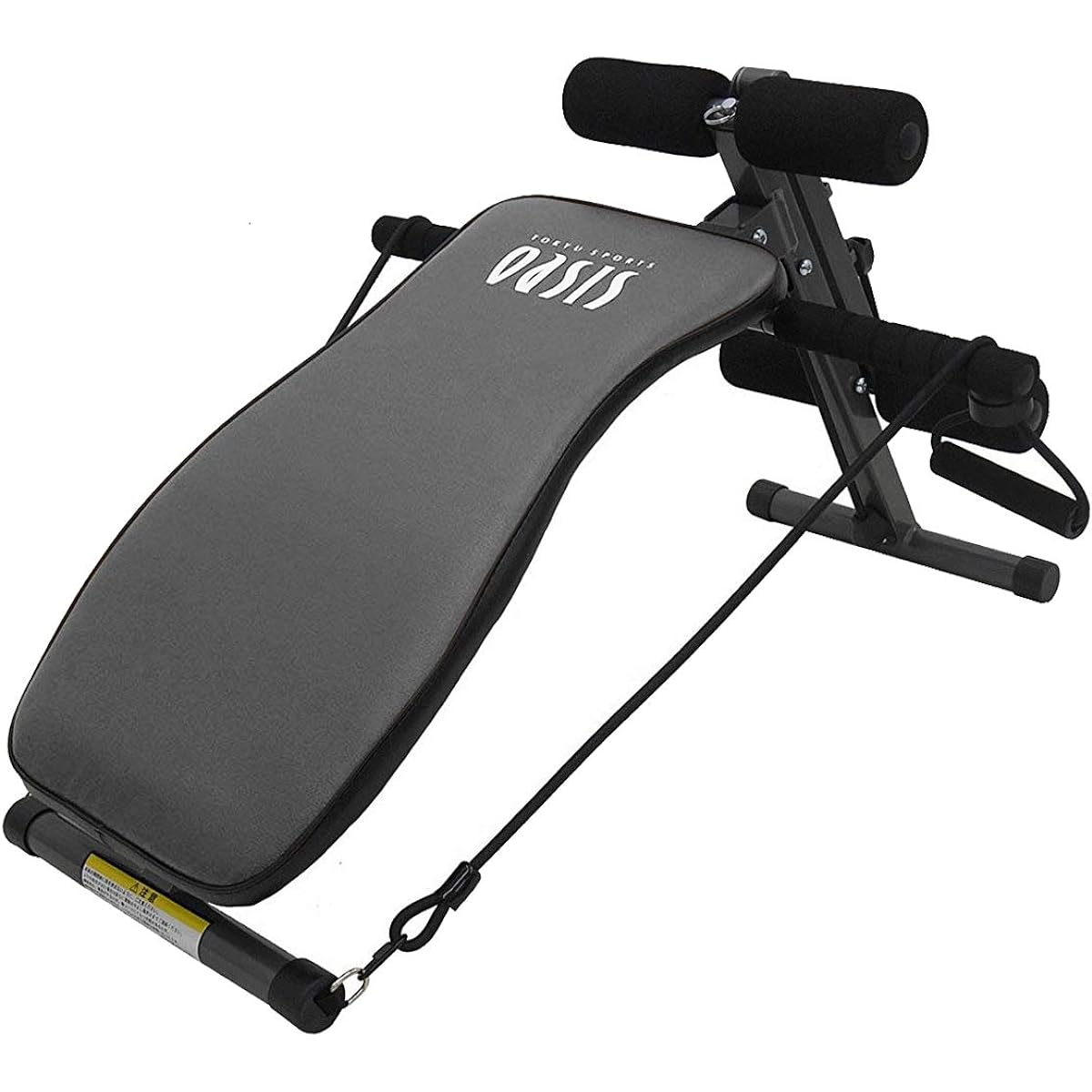 Tokyu Sports Oasis Training Bench Shape Up Bench Strength Training Folding Handle with Rubber Band Angle Adjustment Multi Bench SU-100