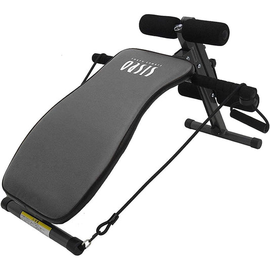 Tokyu Sports Oasis Training Bench Shape Up Bench Strength Training Folding Handle with Rubber Band Angle Adjustment Multi Bench SU-100