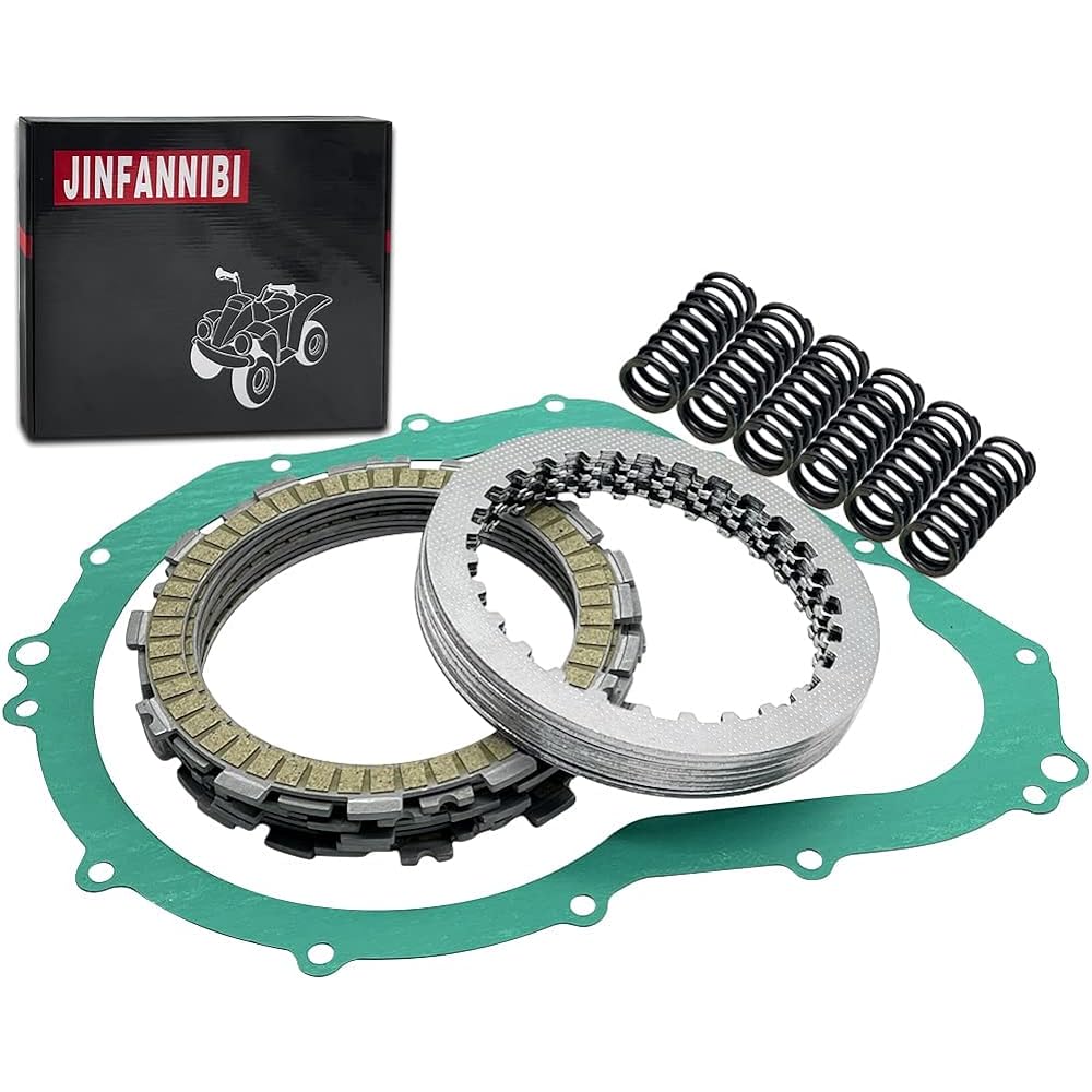 JINFANNIBI Clutch Kit and Cover Gasket for Suzuki GSXR600 GSXR 600 GSX-R 600 2006 2007 21400-36810