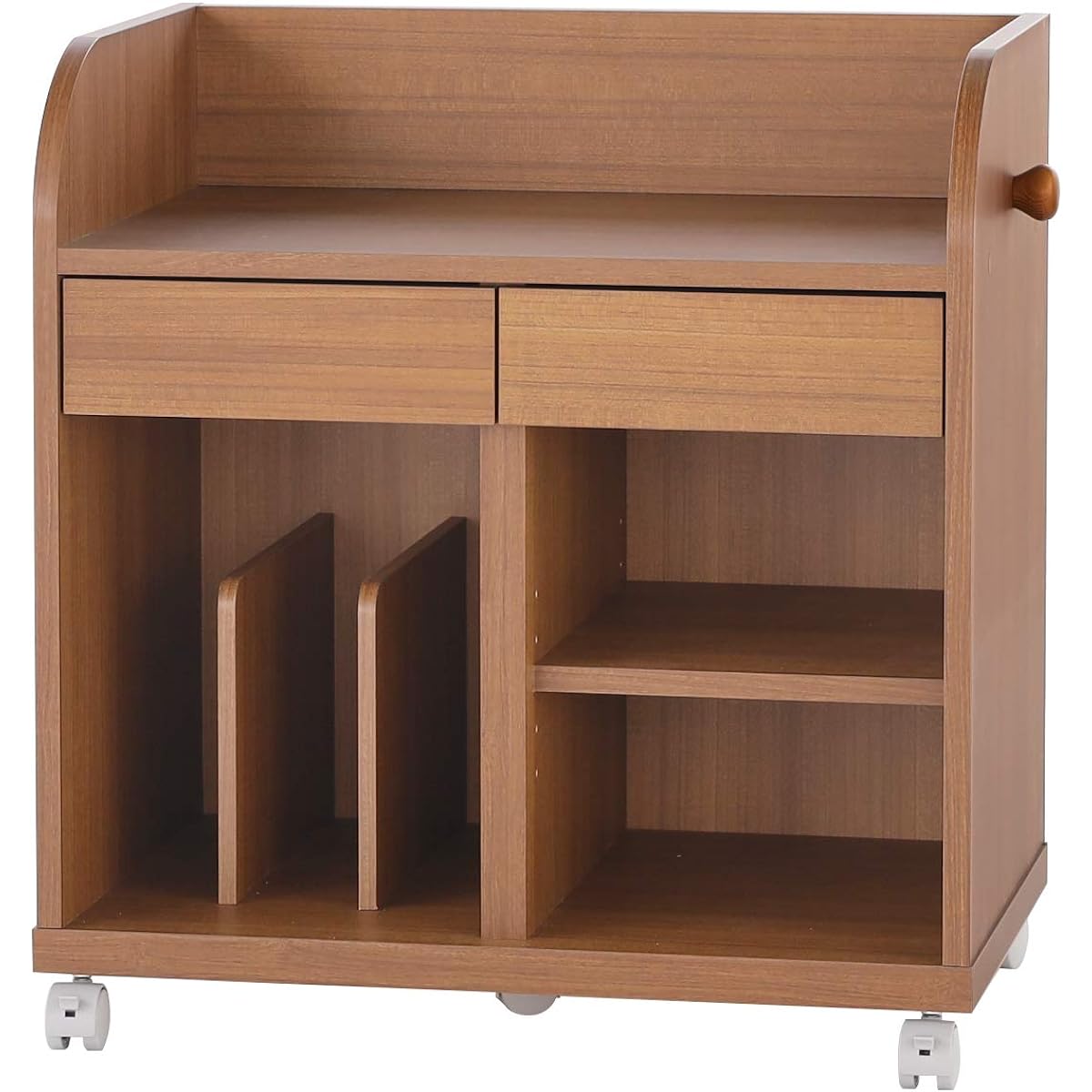 Shirai Sangyo School Bag Rack Brown Width 62.9 Height 66.9 Depth 39.5cm MNV-6565HCBR Manavia