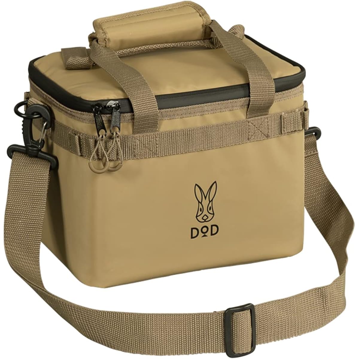 DOD Soft Kurara (4) 4L 6 can size extra thick insulation soft cooler bag compact lightweight and easy to handle CL1-918-TN/BK/KH/BL