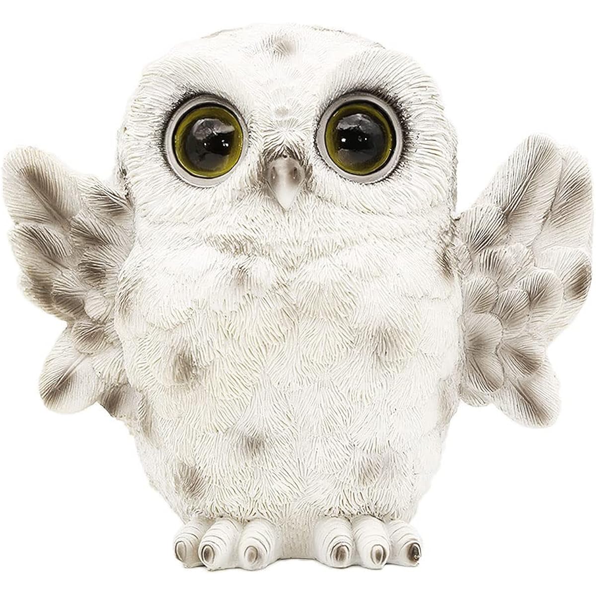 [Devalier] mo05 Owl Figurine Owl Resin Gift Birthday Present Perfect Present (Owl BW)