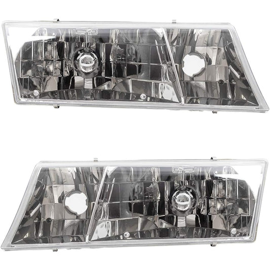 BROCK replacement driver and passenger seat headlight head lamp 1998-2002 Grand Marquis YW3Z13008CB YW3Z13008BBbbbb