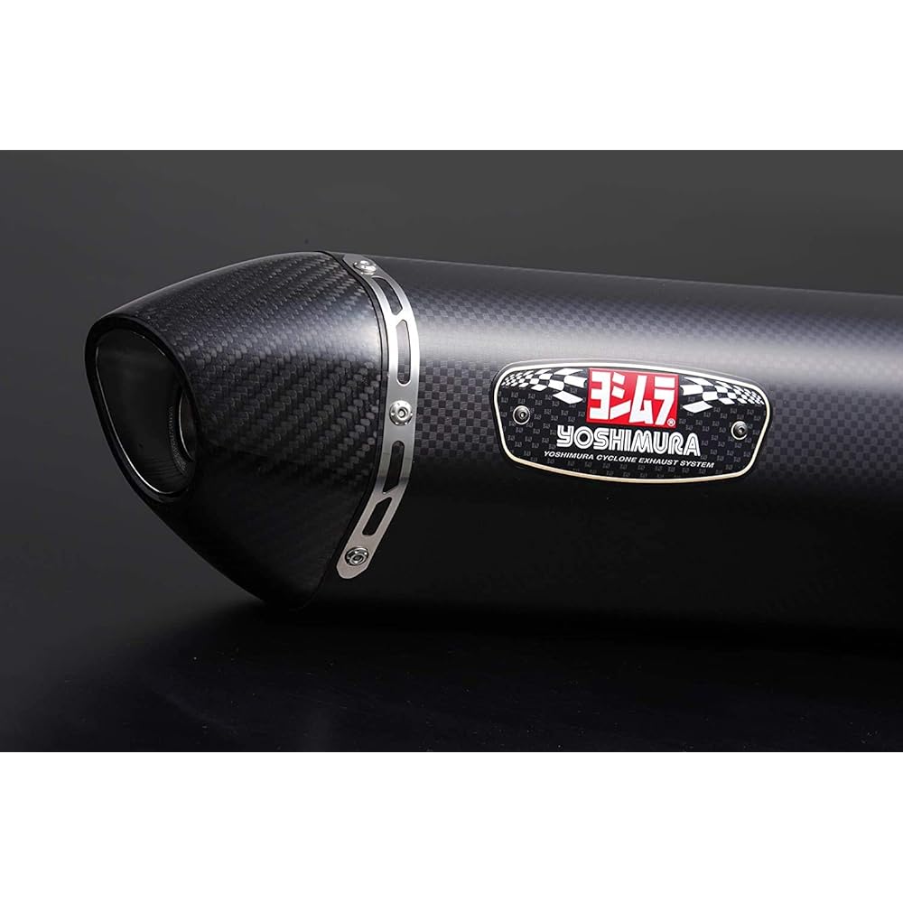 YOSHIMURA Slip-on Ninja250/Ninja400 (18-22/23) Z250 (19-22) Z400 (19-22/23) R-77S Cyclone Government Certification EXPORT SPEC Metal Magic Carbon End YOSHIMURA 110-235-5W20