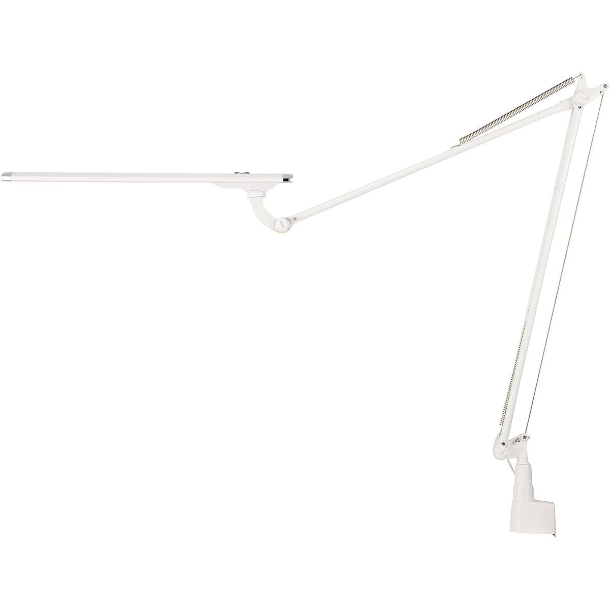 Desk Light LED Made in Japan Touchless Switch Easy on the Eyes Dimming Function Clamp Type LEX-980 (White)