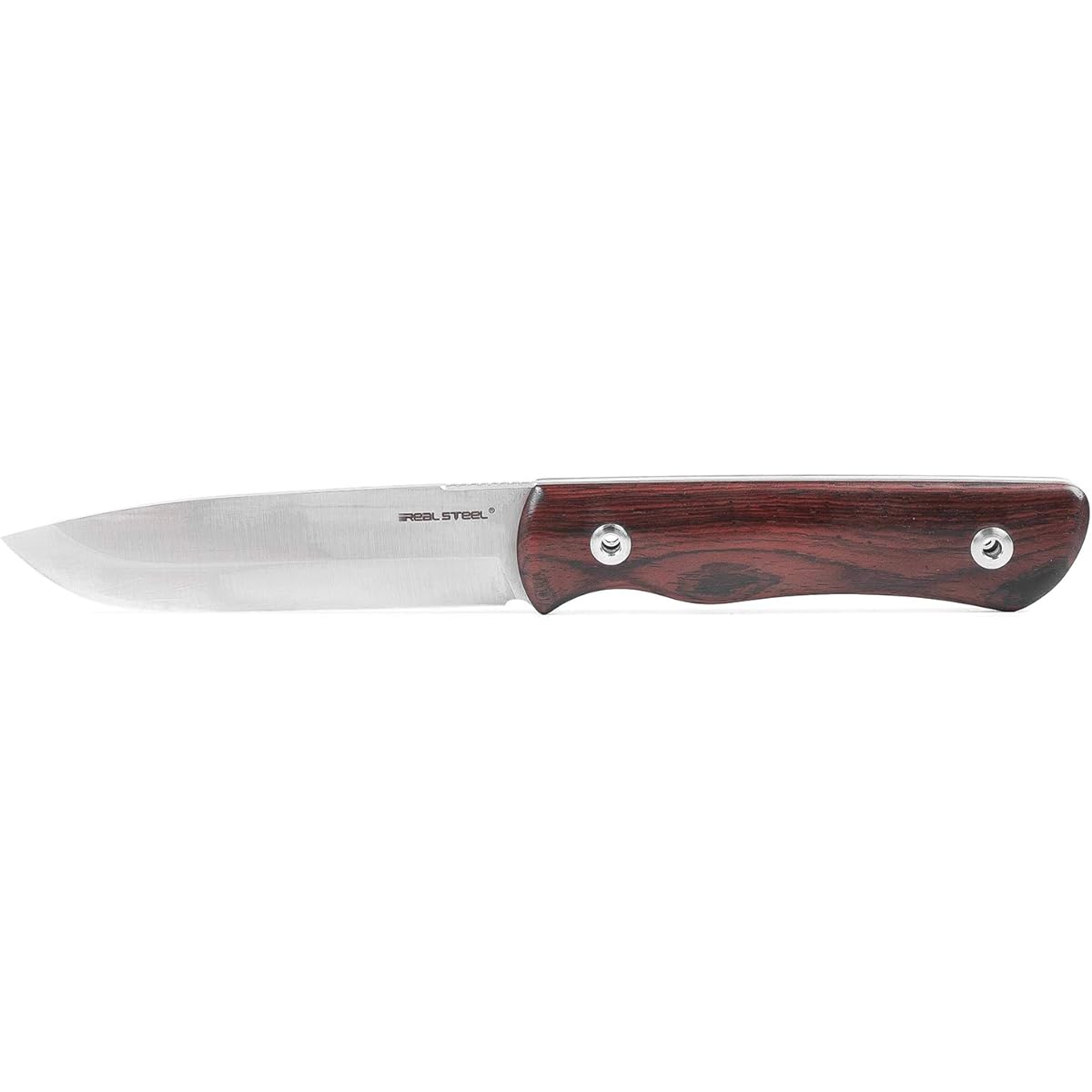 Real Steel Bushcraft Plus Scandi Grind Gold Ebony