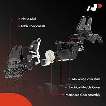 A-PREMIUM Reartail Gate Track Rock Actuator Chevrolet Malib 2005-2012 Pontiac G6 2008-2009 Saturn Ion 2003-2007 AURA 2007-2009