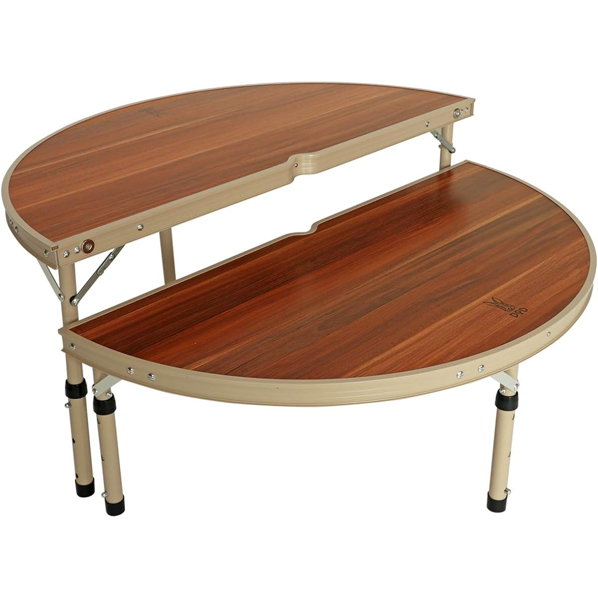 DOD One Pole Tent Table, Easy to Install Around Pole, Wood Style, Foldable TB6-487