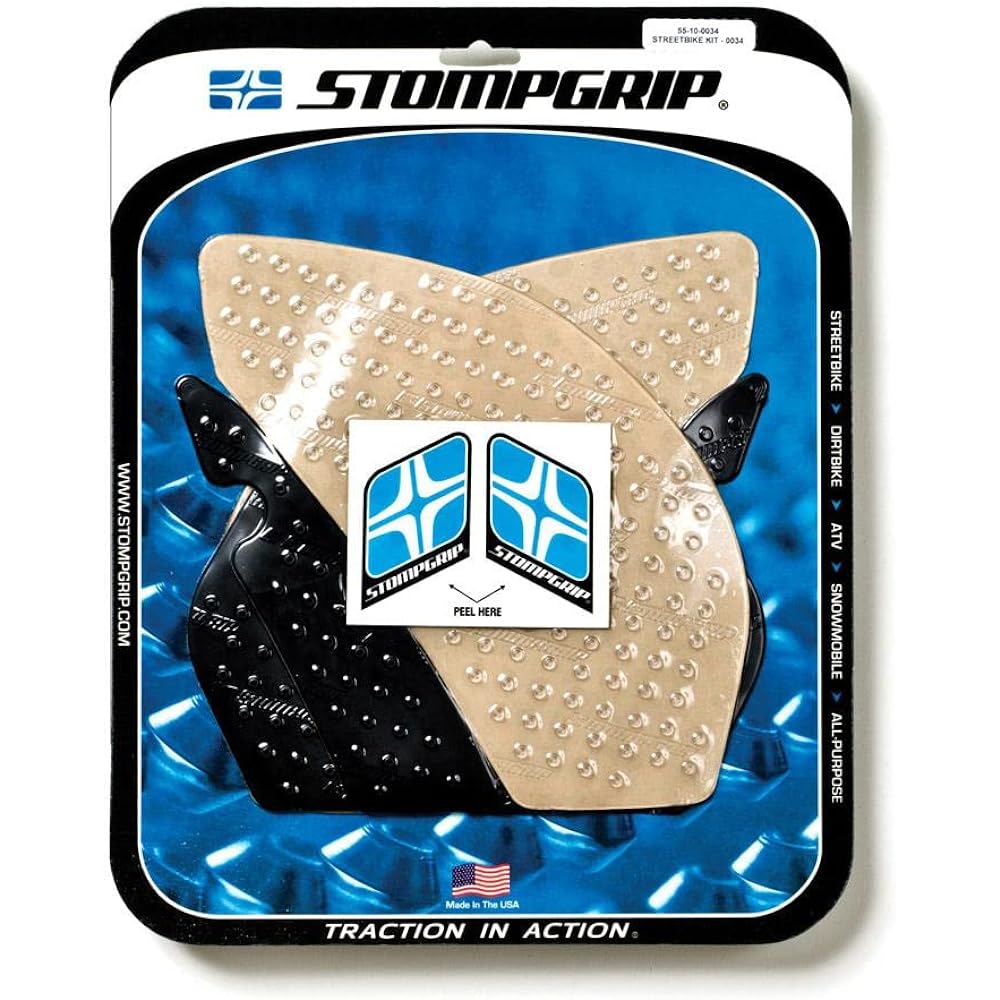 STOMPGRIP Traction Pad Tank Kit Hybrid VOLCANO ZX10R 08-10 55-10-0034H