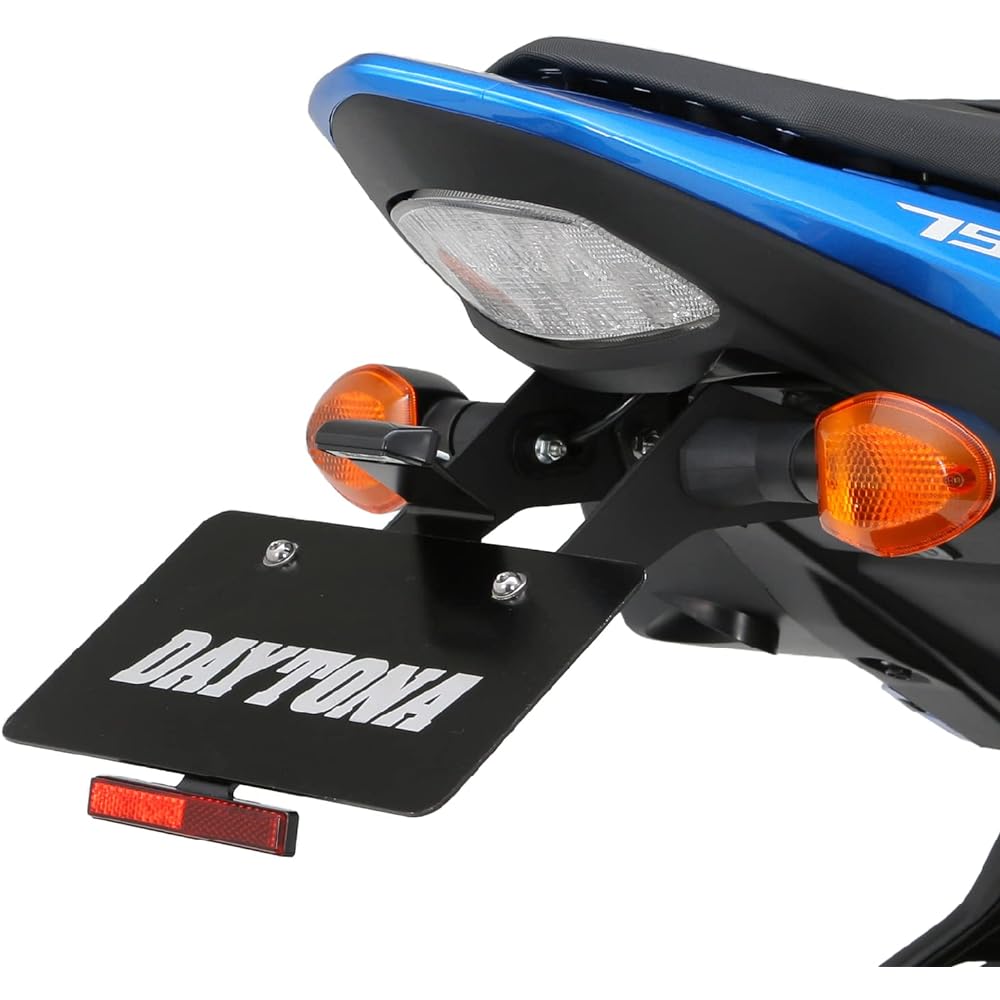 Daytona Motorcycle Fenderless GSR750ABS (11-14) LED License Lamp & Reflector Included LED Fenderless Kit 25776 Black