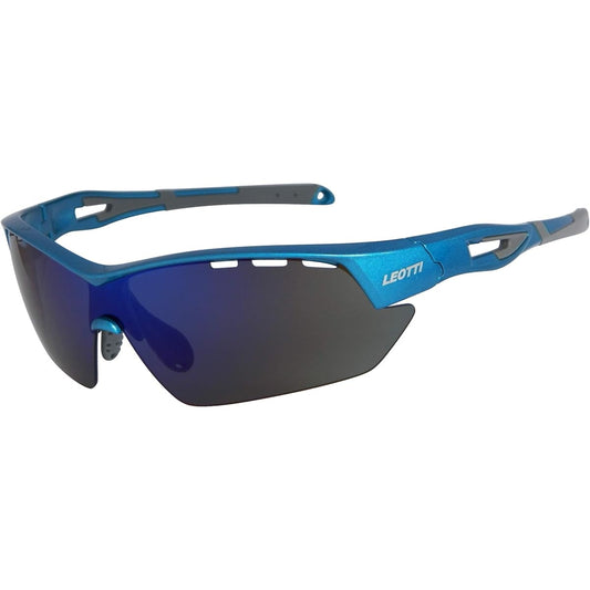 [Leotti] UV cut sunglasses 1 eye polarized blue mirror lens sports LEOTTIquattro polarized