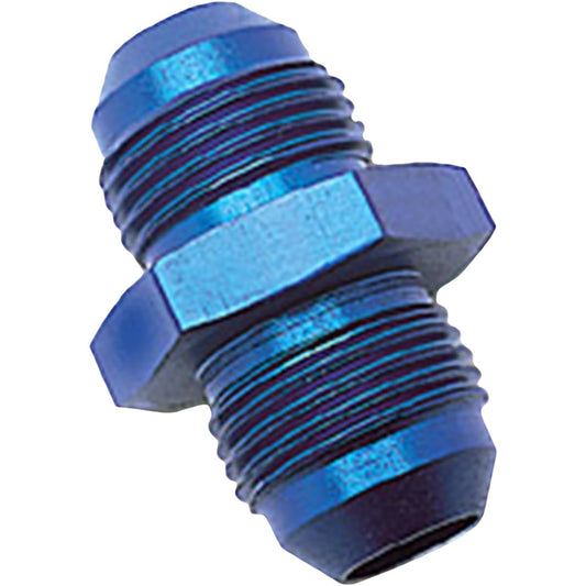 Russell 660350 Blue Exploring Aluminum -6an Flare Union Adapter