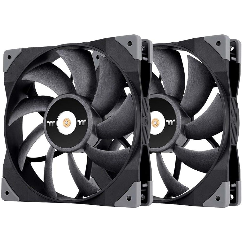 Thermaltake TOUGHFAN 14 Set of 2 PC Case Fan 140mm CL-F085-PL14BL-A FN1522 Desktop Compatible