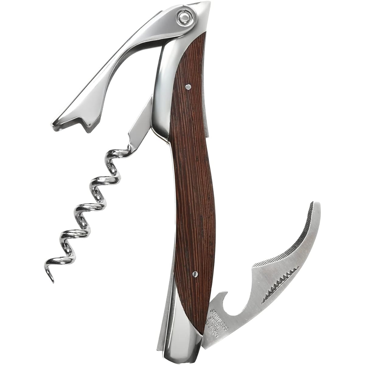 Intec Kaneki Aslo Sommelier Knife (Tagayasan) PW Needle: Stainless steel 6A material Base: Nickel silver Handle: Tagayasan Japan PSM07001