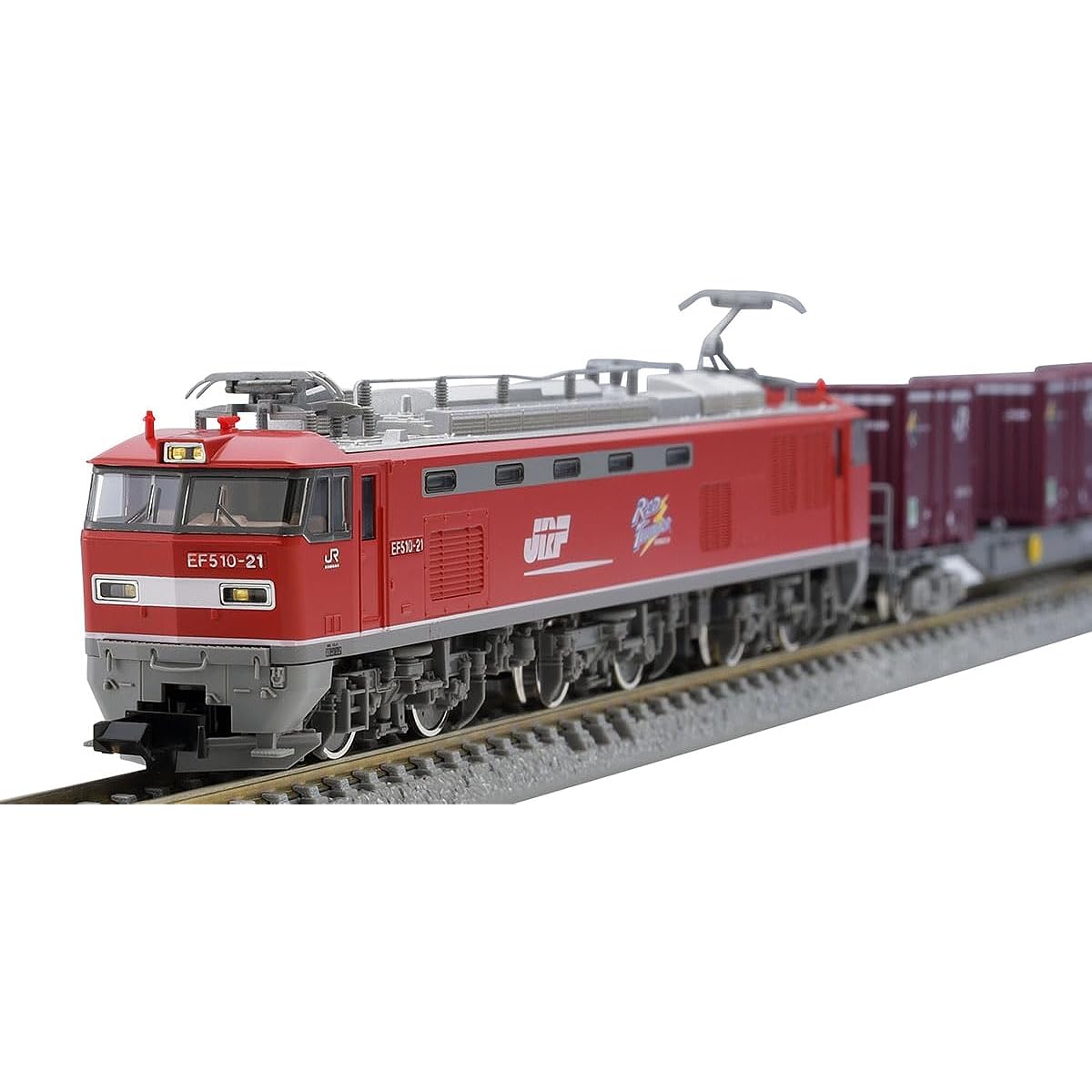 TOMYTEC TOMIX N Gauge JR EF510 Type 0 Container Train Set 98485 Railway Model Electric Locomotive