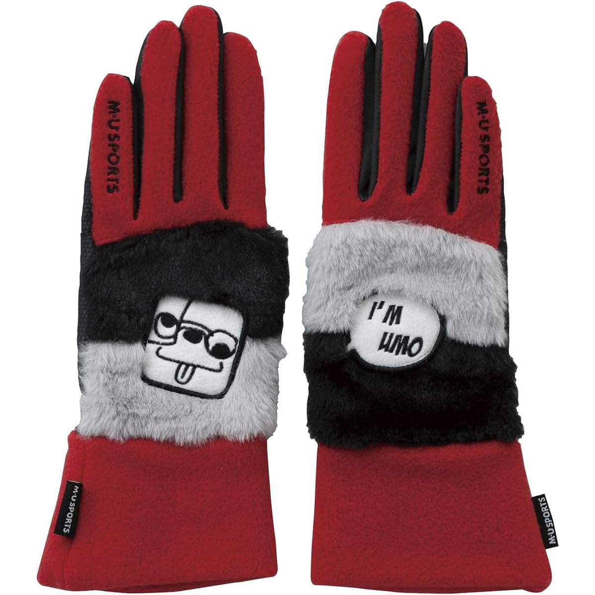 M U SPORTS Women's Gloves for Both Hands 703D6818