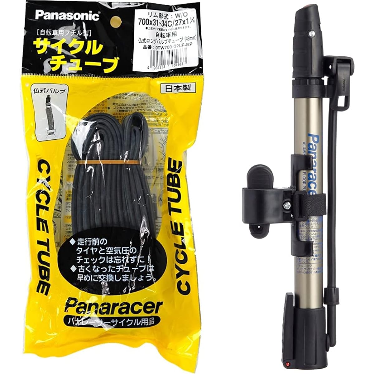 Panaracer Tube 700×31~34C (27×1-1/4) English/French Valve Made in Japan