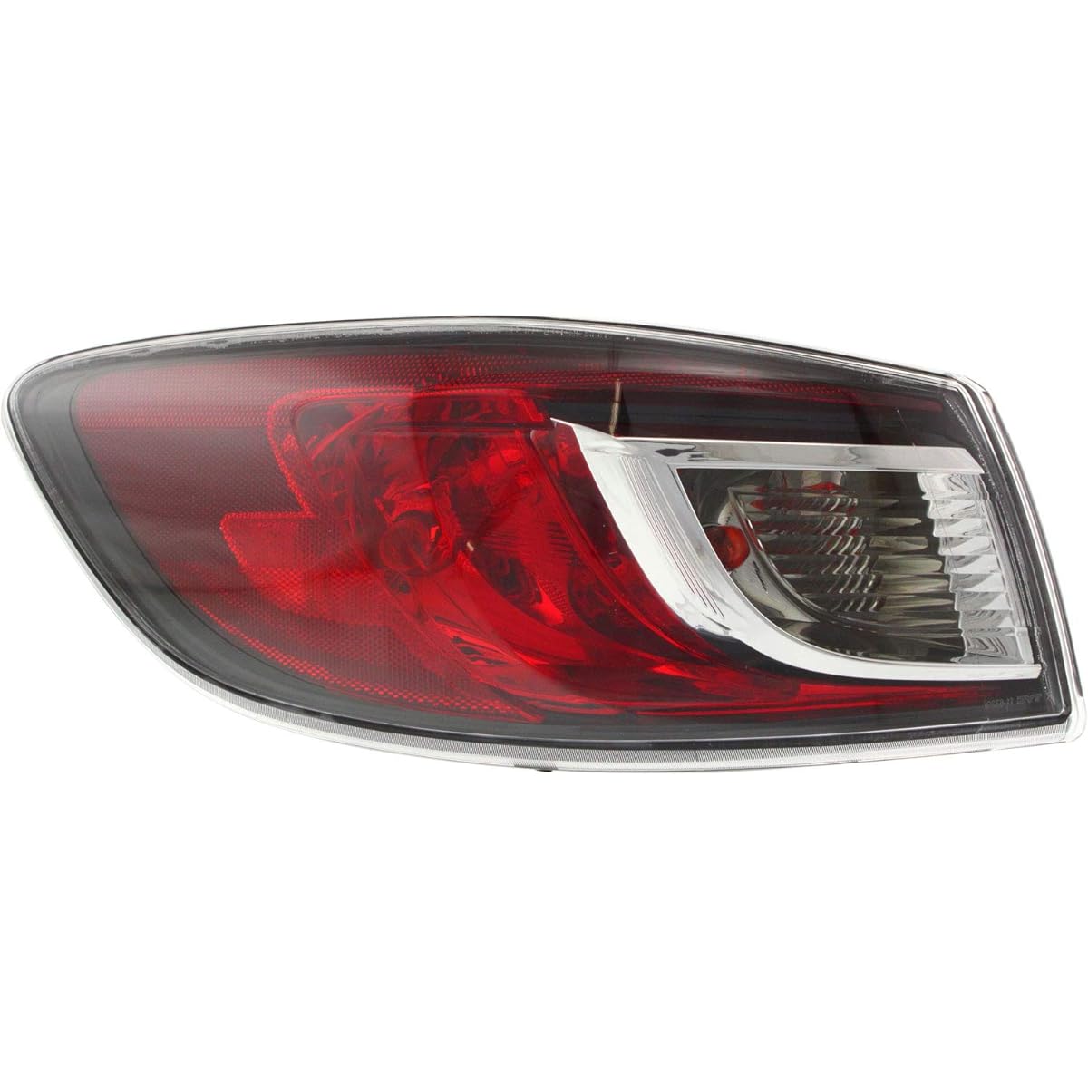 EVAN FISCHER Seat side outer tail light assembly 2010-2013 Mazda 3 sedan compatible bulb