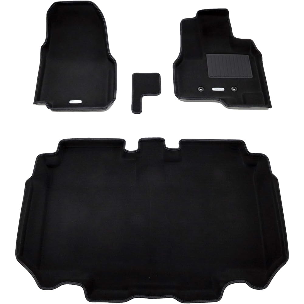 Clazzio Floor Mat 3D Type Set for 1 N-BOX/N-BOX Custom JF3 / JF4 H29(2017)/9~R5(2023)/9 Standard Type Black EH-2045 [5CEHB2045K]