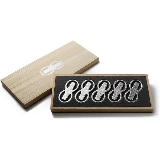 Nousaku Chopstick Rest Chopstick Rest - Set of 5 Approx. H3 x W52 x D25mm "8" Hashiki 501200 5 Pieces