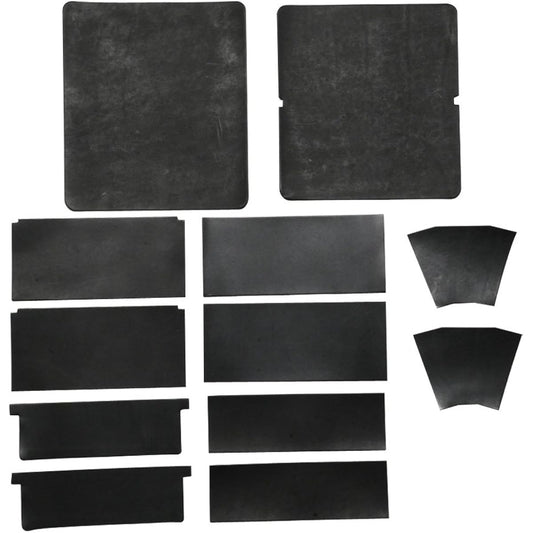 LeatherCraft.jp LC M Round Zipper Long Wallet Kit Saddle Leather Standard Black