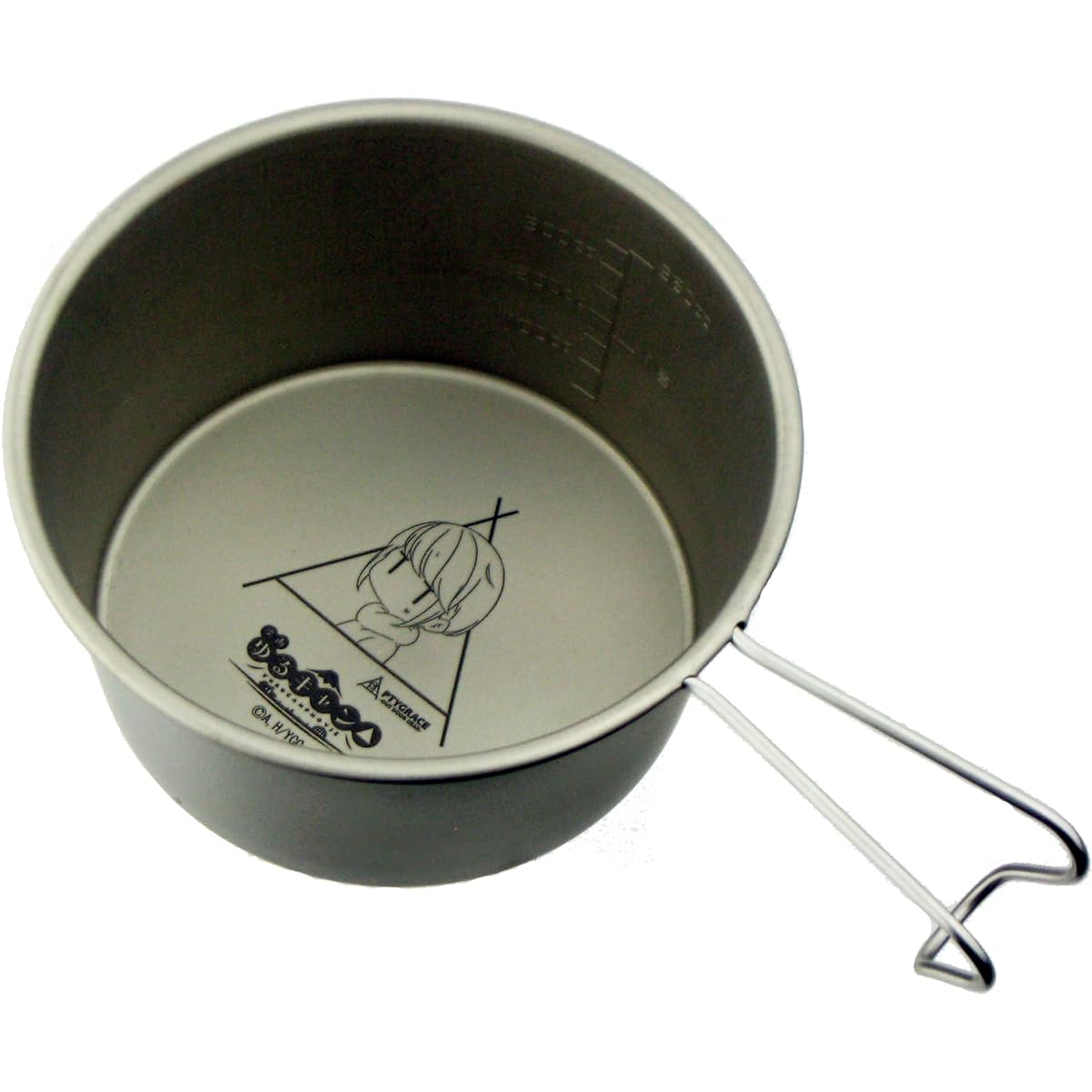 Katari Shoji Yuru Camp△ Camping Tools Shimarin Titanium Shella Cup 480ml with scale Made in Japan