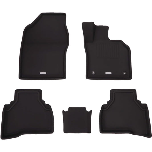 Clazzio Floor Mat 3D Type Set for 1 Prius R5(2023)/1~60 Series NEW Rubber Type Black ET-1222 [5EETB1222K]