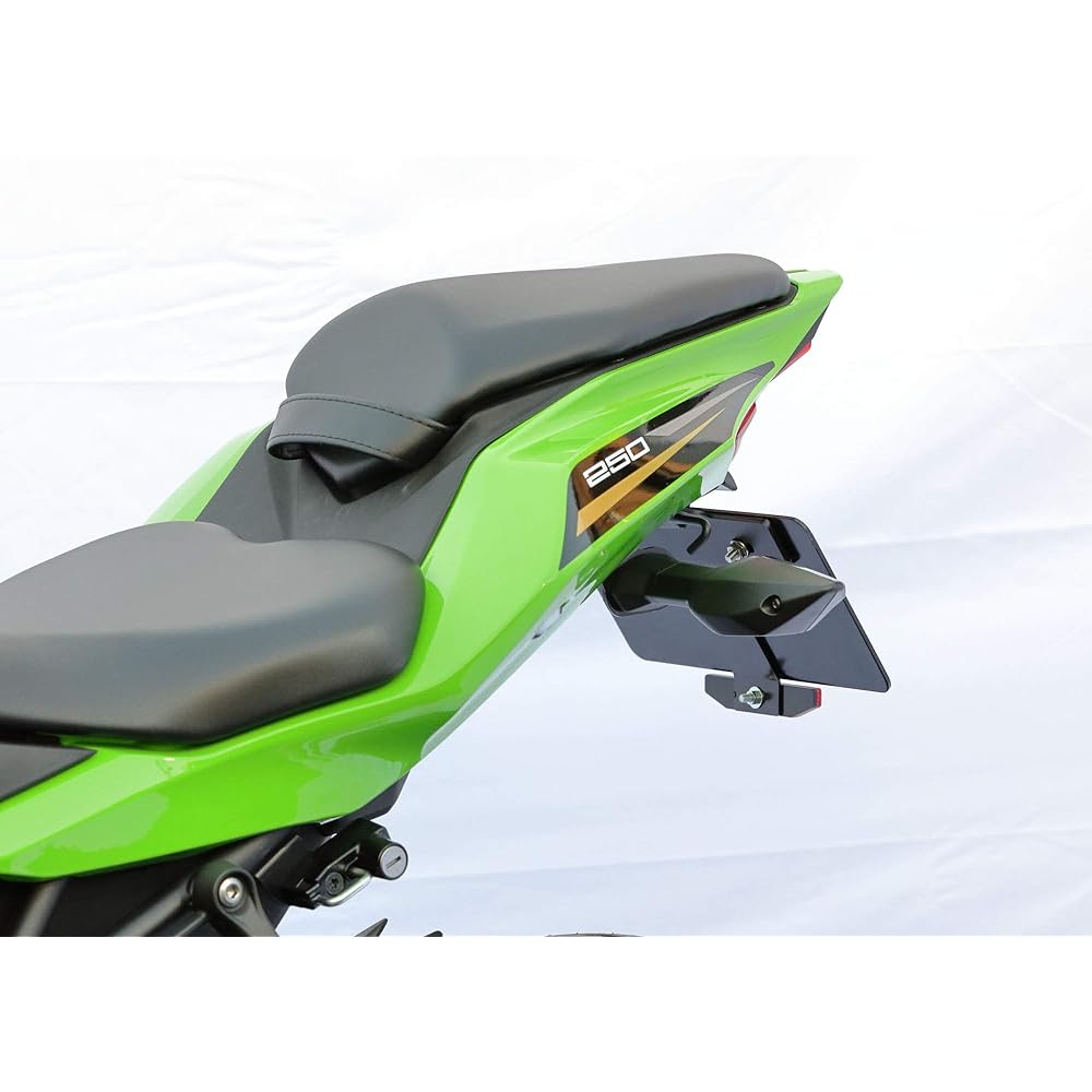 Kijima Motorcycle Fenderless Kit Ninja ZX-25R Slim Reflector Steel Black Finish KAWASAKI 315-072
