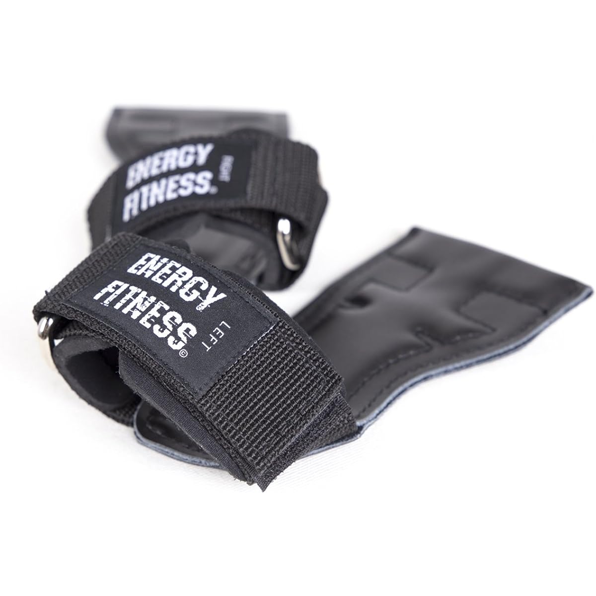 [EN-FIT] Durable and Easy to Use Genuine Leather Power Grip Training Gloves Wrist Wrap for Beginners Muscle Training Leather (Black)