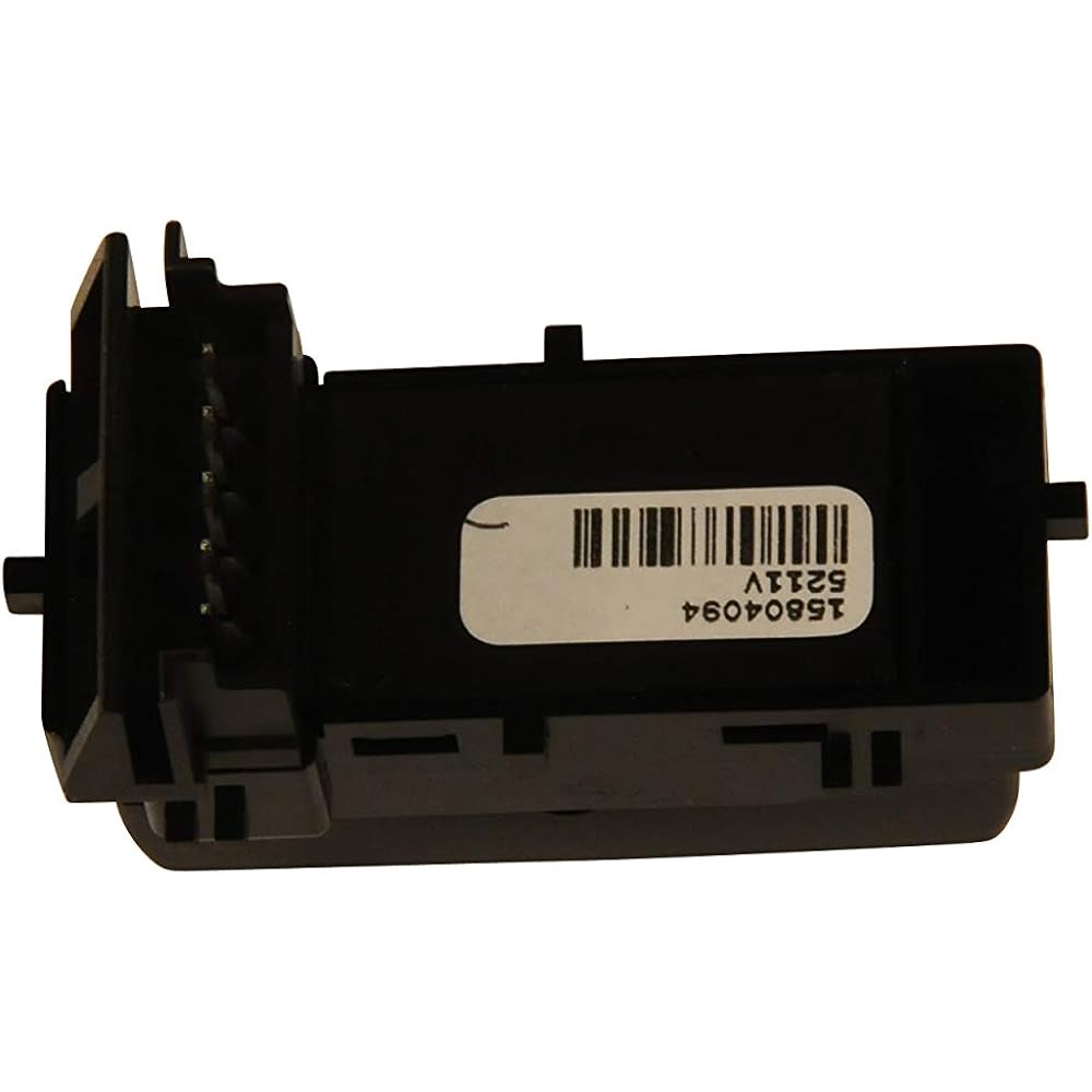 ACDELCO 15804094 GM GM Black Single Alock Switch with Blue Backlight