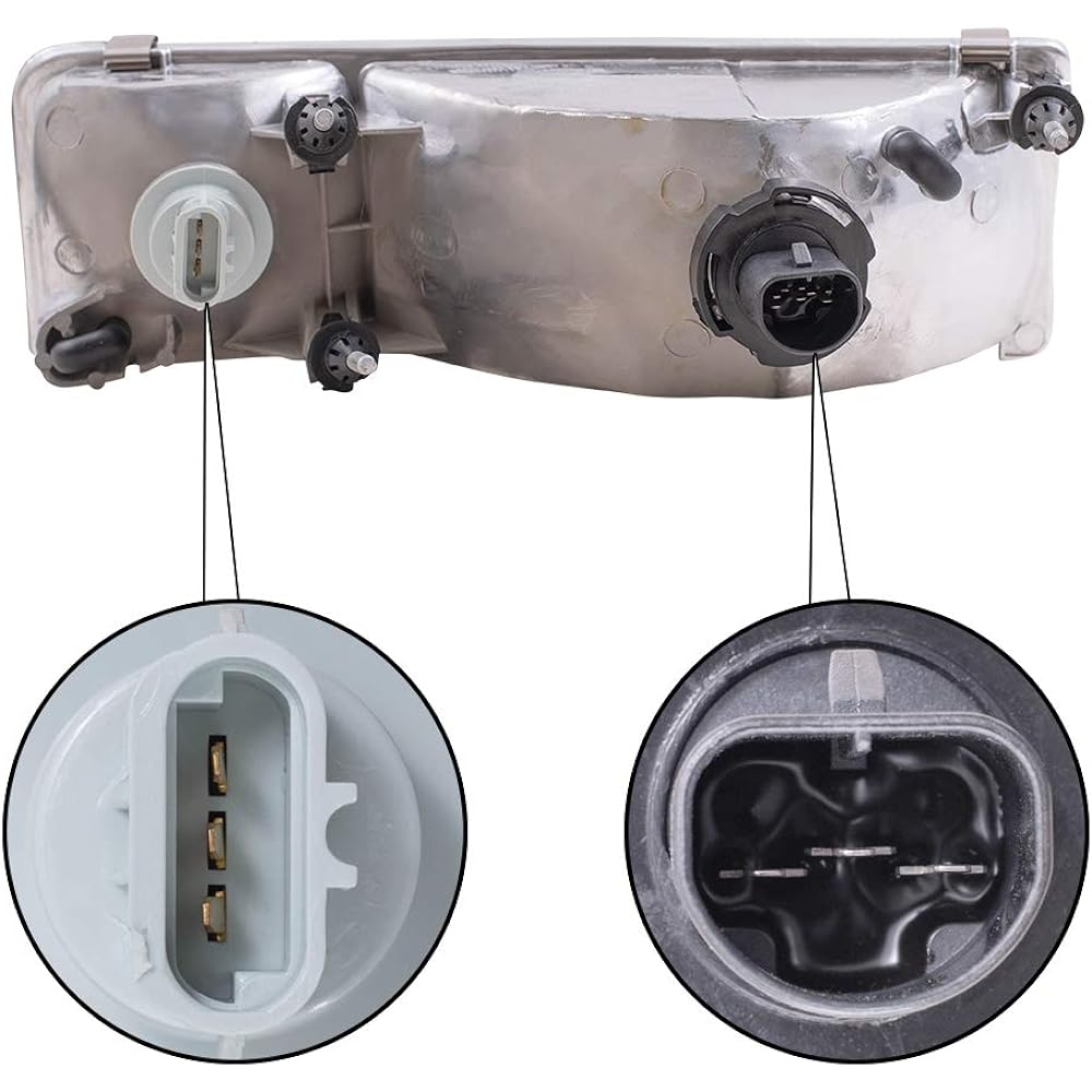 Brock replacement driver and headlights for passenger seats 1995-1997 Towncar F5VY 13008 B F5vy 13008 A