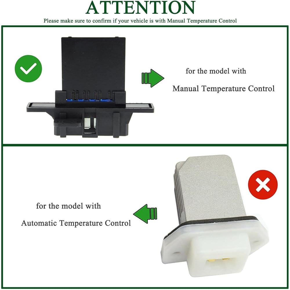 AC heater blower motor resistor Infinity G20 1991-1996 Nissan Maxima 1995-1999 Pass Finder 1996-2004 For Ultimadentra Tsuru