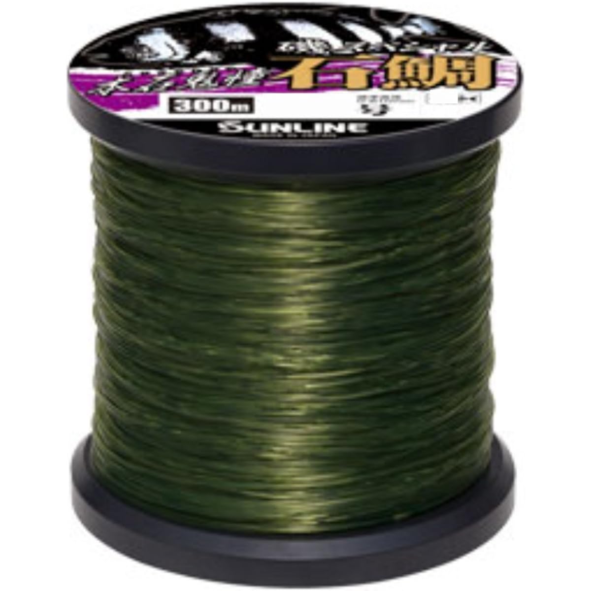 SUNLINE Nylon Line Iso Special Honishikiki 300m Seaweed Green