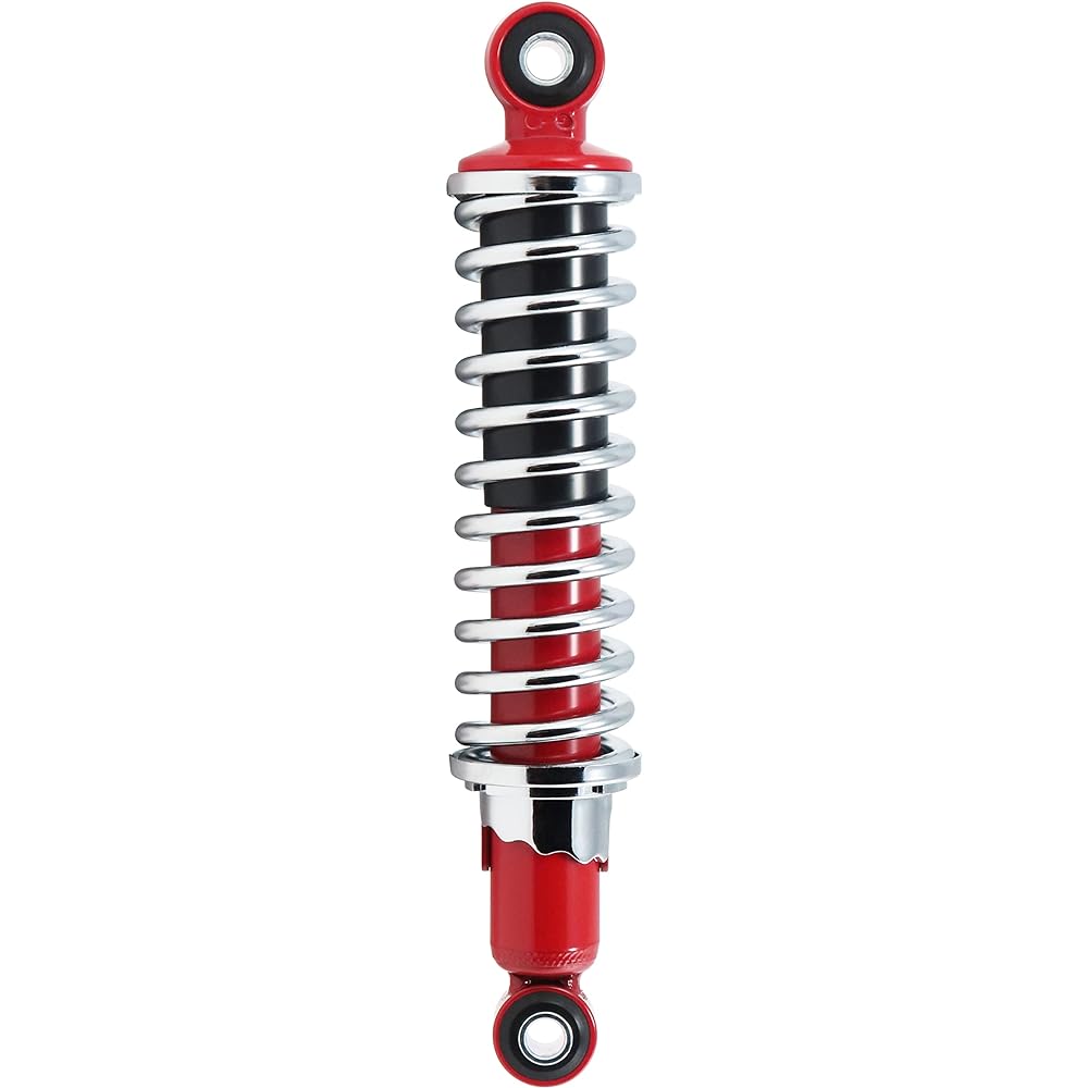 KITACO Rear Shock Red/Plated Monkey 520-1083120 Free Length: 265mm (Normal Length)