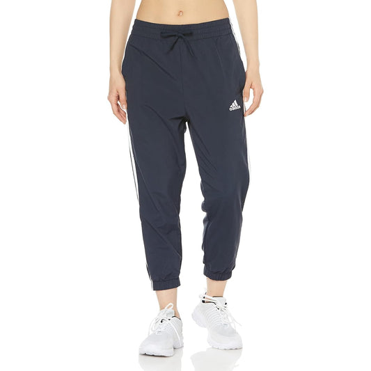 [Adidas] Long Pants Essentials 3 Stripes Woven 7/8 Length Pants ETT59 Women's