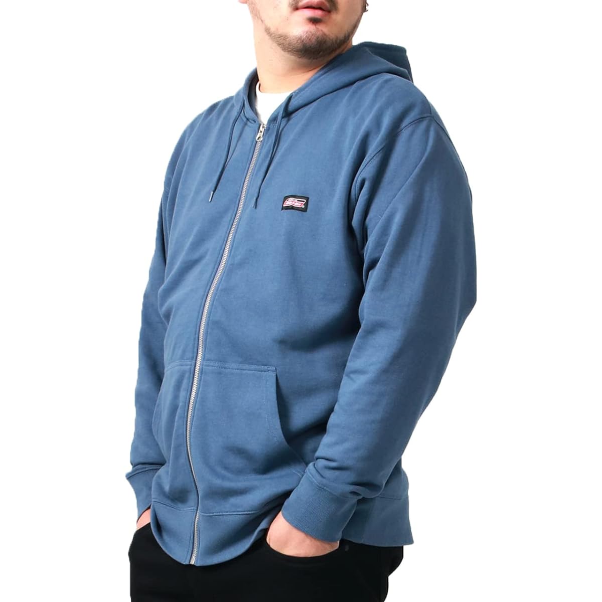 [Genuine Dickies] Men's Hoodie, Large Size, Sweatshirt, Fleece, LL-5L, One Point, Logo Print, Sweatshirt, Pull Parka