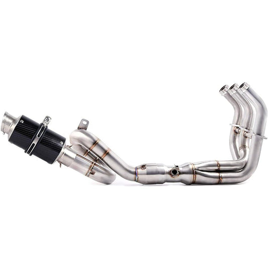 Motorcycle Exhaust Muffler Middle Pipe Full System for Yamaha MT09 FZ 09 2013-2020 MT09 SP 2017-2020 XSR 9002016-2020