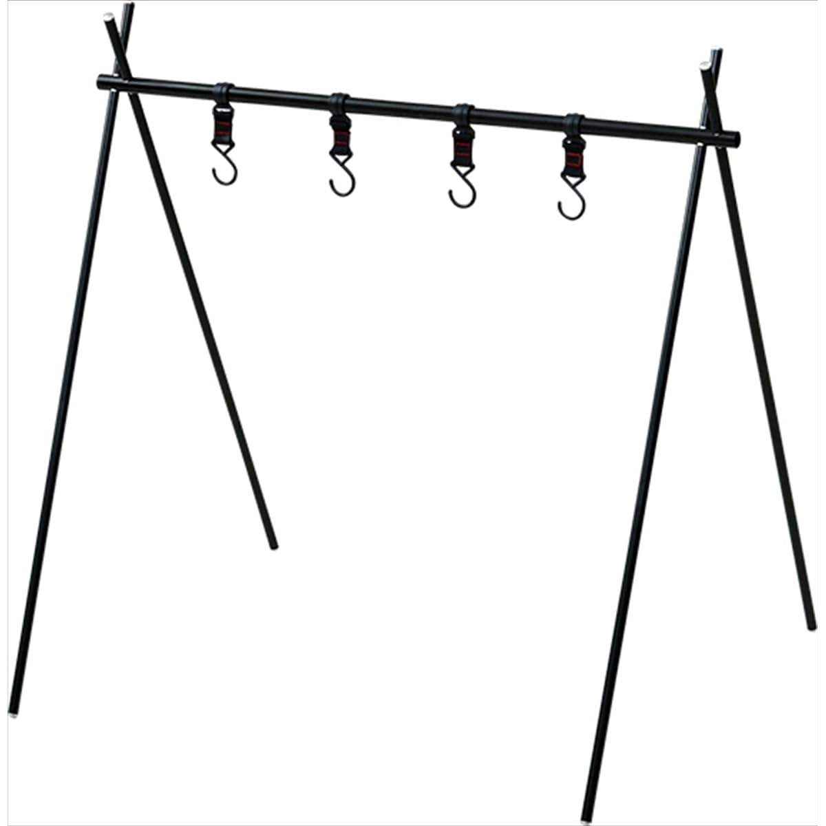 [Campers Collection Yamazen] Outdoor Hanger Rack OHR-68(BK) Black Width 74 x Depth 58 x Height 71cm