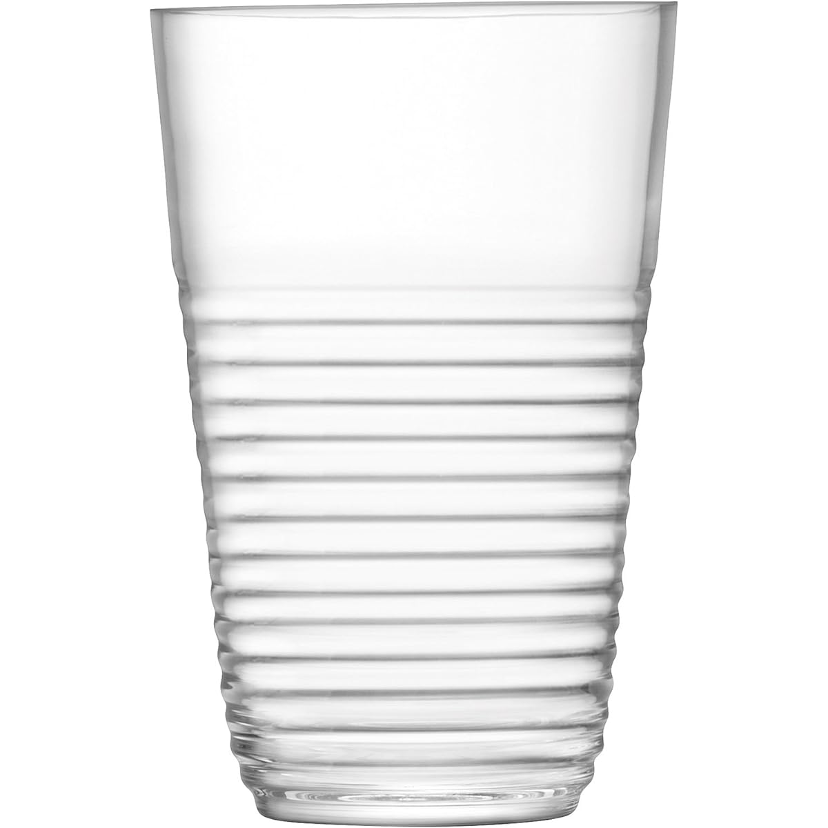 LSA Flower Vase Clear Height 26cm GROOVE G1497-26-171