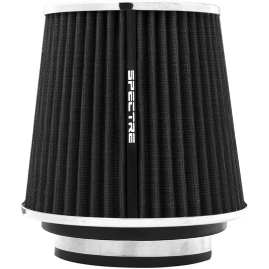 SPECTRE Universal Clamp-on Air Filter High-performance Washing Filter: Round Tapered Flange Flange 3 inch/3 inches/4 inch height 171mm Base 152mm Top 121mm SPE-8131 Black