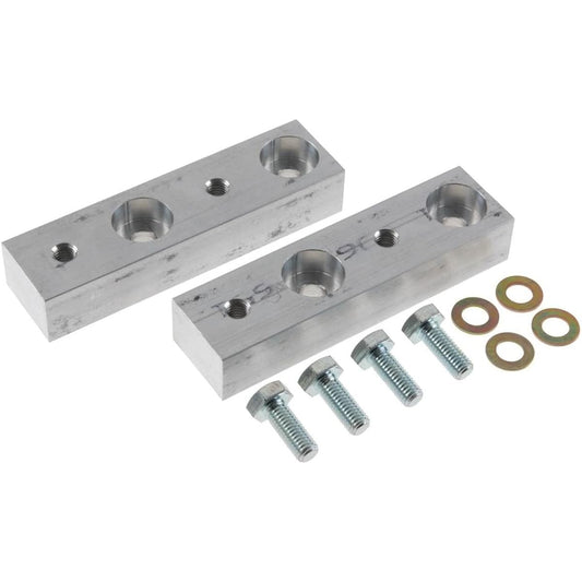 SYNERGY MANUFACTURING --07-18 JEEP WRANGLER JK/JKU Rear Sweaval Rop Bracket Kit Billet Aluminum 1 inch Drop (8086-02)