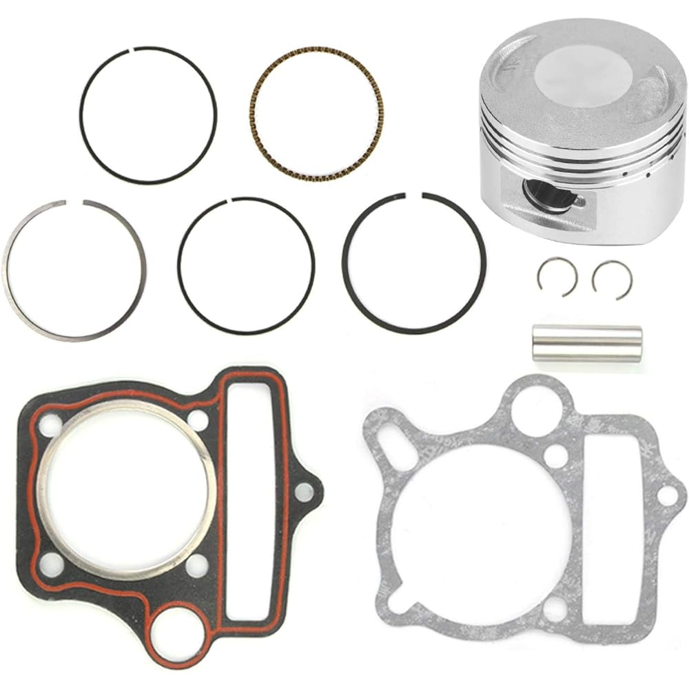 125cc 54mm engine parts piston set ring gasket 125cc 54mm engine