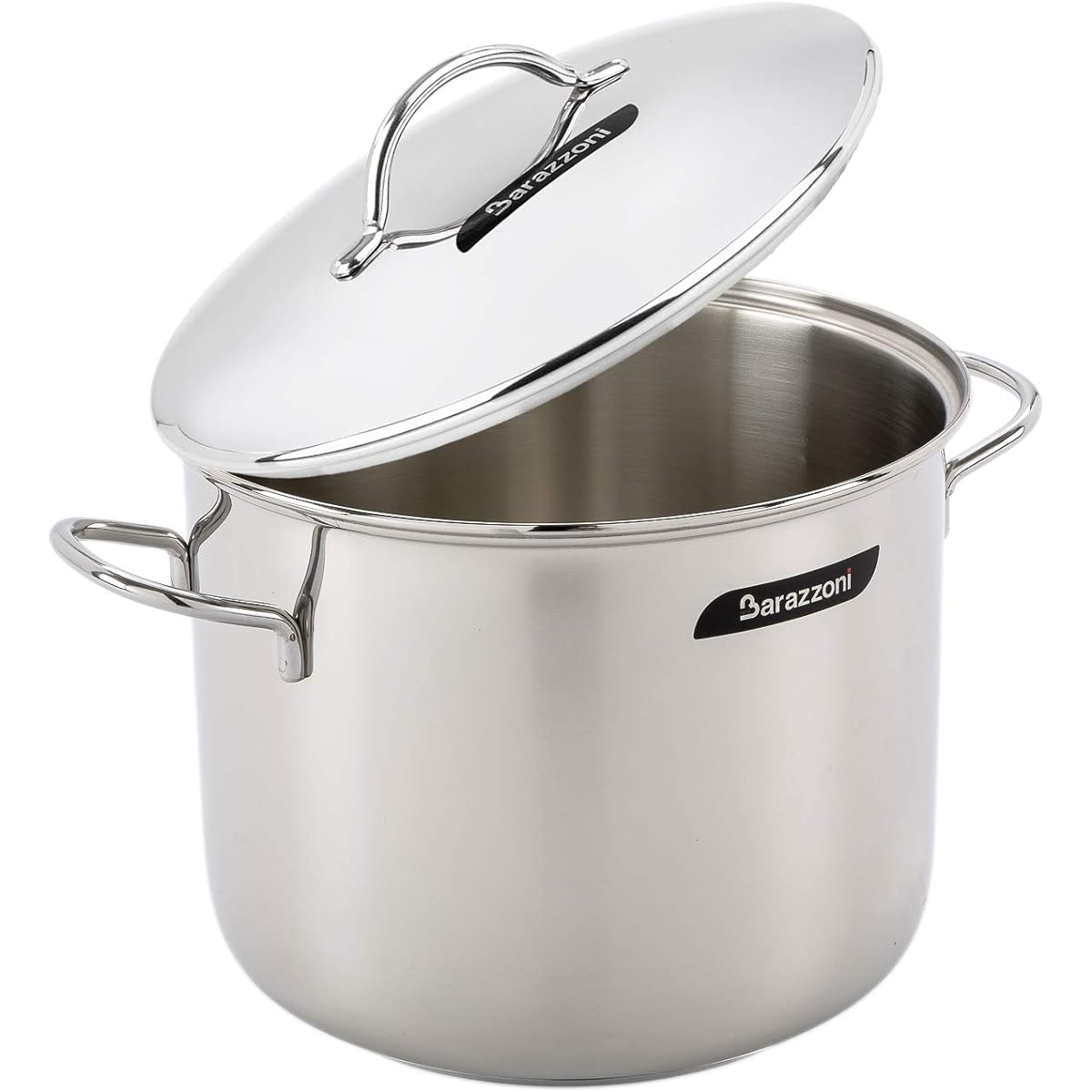 Barazzoni Two-handed Pot Stainless Steel ∅16 x H13.4cm Stock Pot with Lid 16cm BONITA 266601016