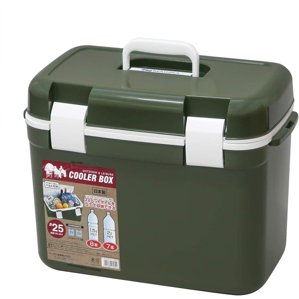 Toyama Sanngyo Cooler BOX Marina Olive #25OV