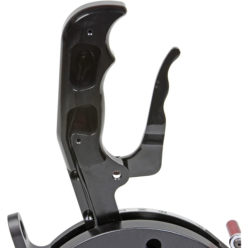 B & M magnum grip side plate 12V with button black 81063BM