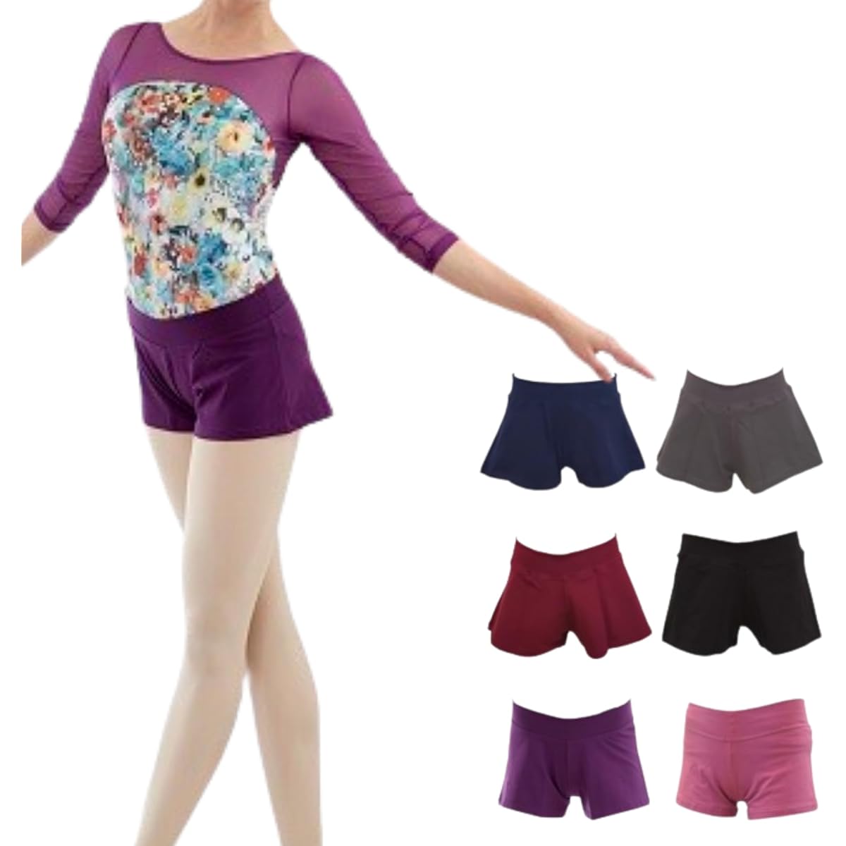 Ballet specialty store Mignon Ballet Shorts Children to Adults Lesson Wear Rhythmic Gymnastics Cheer Warm-up