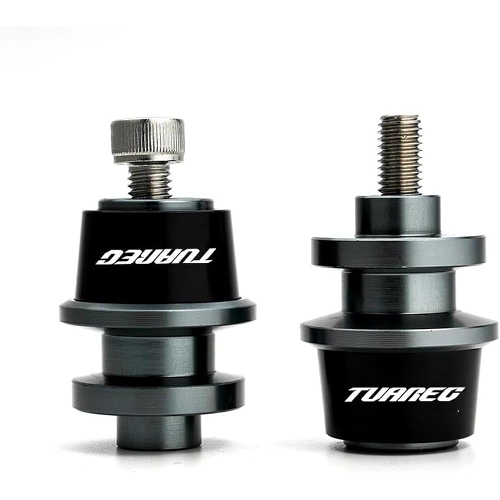 Motorcycle Swingarm Spool 6mm Motorcycle Accessories Aluminum Swingarm Spool Slider Stand For Tuareg 660 Tuareg660 2021 2022 (Color: Titanium)