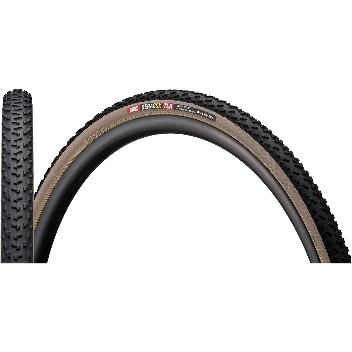 Shirak CX Edge TLR Cyclocross Tire 700×32C Tubeless Ready Black/Tan TAN 1 piece
