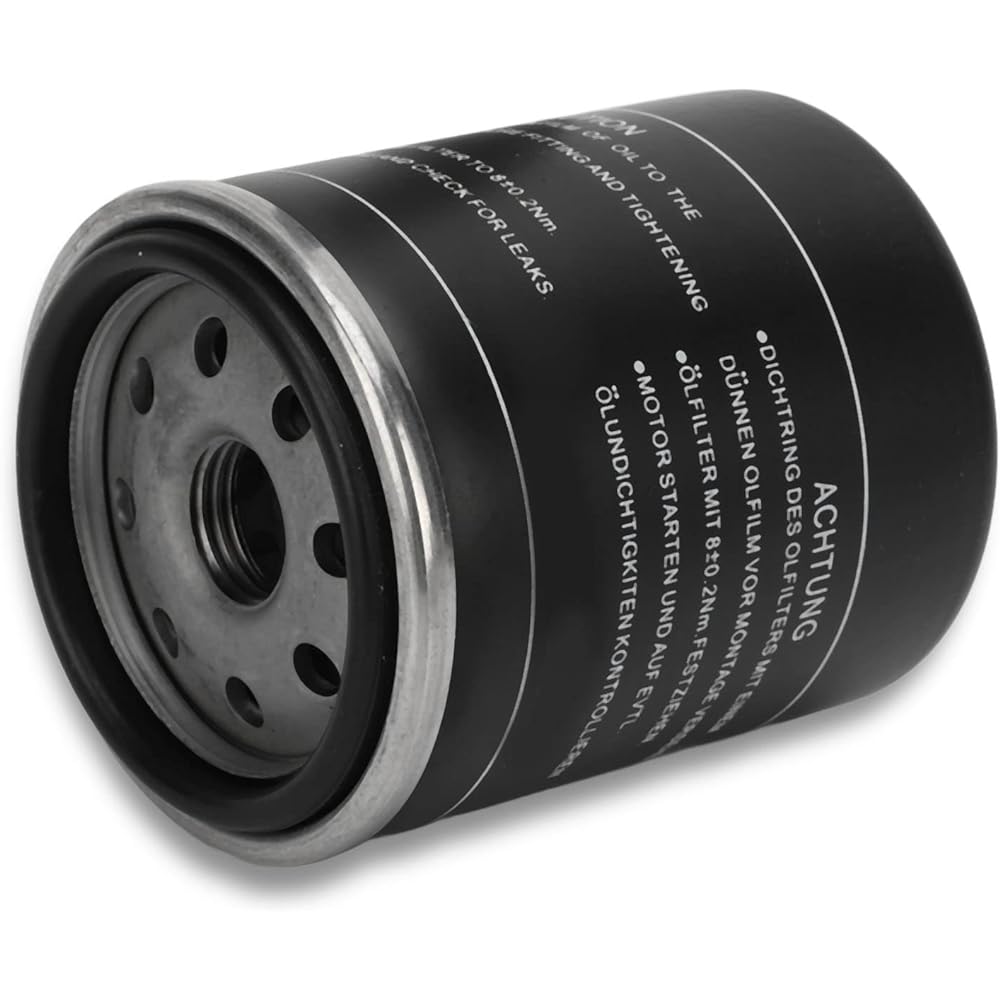 Aramox Motorcycle Oil Filter Cleaner Metal Motorcycle Oil Filter Replacement for Vespa LX S ET4 GTS GTV 50 125 150 200 250 300 300i X7 X8 X9