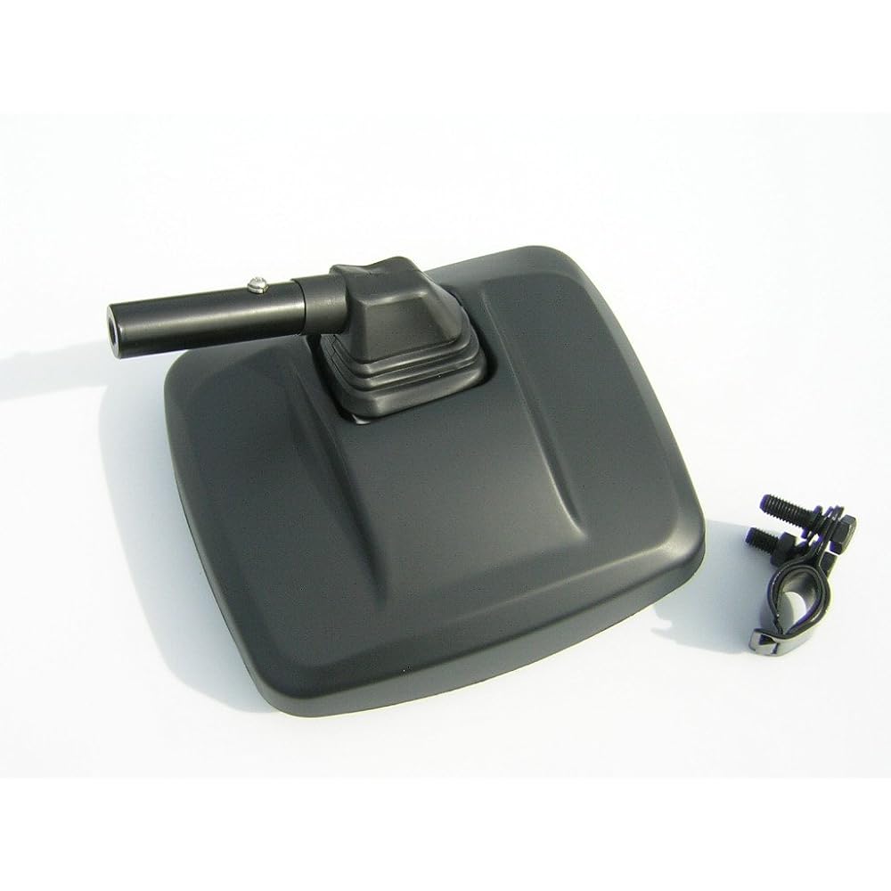 JET INOUE Square Side Under Mirror Curved Lens 300R Wide Mirror Truck Side Mirror Black 501532